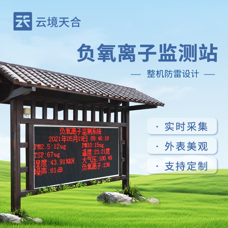 負(fù)氧離子監(jiān)測(cè)站的建設(shè)與發(fā)展